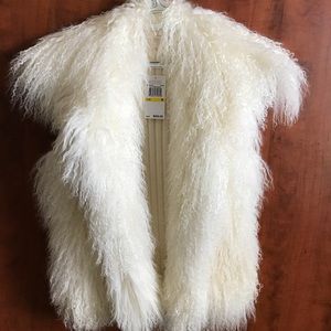 Michael Kors Mongolian Fur Vest 50% off sale!